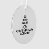 BLIJF KALM EN SPEEL HEDENDAAGS LAND ORNAMENT (voorkant)