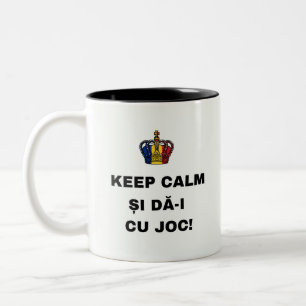 Blijf Kalm EN SPEEL HET SPEL! Tweekleurige Koffiemok