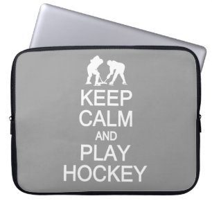 Blijf kalm en speel op maat uw eigen kleurenlaptop laptop sleeve