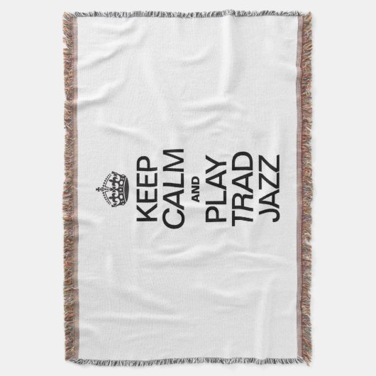 BLIJF KALM EN SPEEL TRAD JAZZ DEKEN (Voorkant Verticaal)