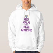 Blijf kalm en speel Webkinz Hoodie (Voorkant)