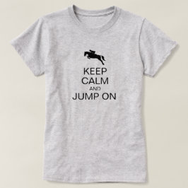 BLIJF KALM EN SPRING OP Jacht Seat Rider Equestria T-shirt