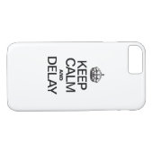 BLIJF KALM EN STEL UIT Case-Mate iPhone CASE (Achterkant (Horizontaal))