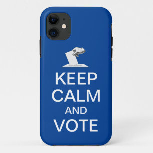 Blijf kalm en stem 2026 Case-Mate iPhone case