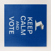 Blijf kalm en stem 2026 legpuzzel (Horizontaal)