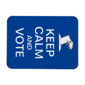 Blijf kalm en stem 2026 magneet (Horizontaal)