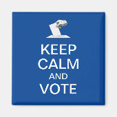 Blijf kalm en stem 2026 magneet (Voorkant)