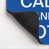 Blijf kalm en stem 2026 muismat (Hoek)