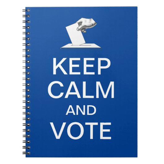 Blijf kalm en stem 2026 notitieboek (Voorkant)