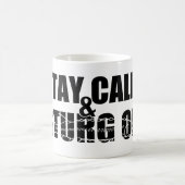 Blijf kalm en sturg op - White Sturg - acigifts@ya Koffiemok (Center)