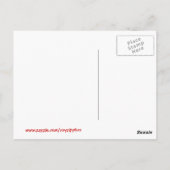 Blijf kalm en trouw goed briefkaart (Achterkant)