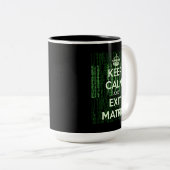 Blijf kalm en verlaat de Matrix Coffee Mok (Voorkant rechts)