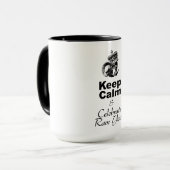 Blijf kalm en vier geitenjaar TTCM2 Mok (Voorkant links)