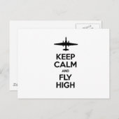 Blijf kalm en vlieg hoog U-2 Briefkaart (Voorkant / Achterkant)