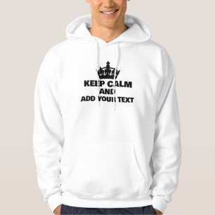 Blijf Kalm en Voeg Je Tekst Toe Aanpasbaar T-shirt