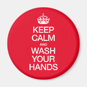 BLIJF KALM EN WAS JE HANDEN MAGNEET (Voorkant)