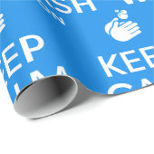 Blijf kalm en was uw handen aan - Doctor Nurse & F Cadeaupapier (Rol Hoek)