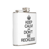 BLIJF KALM EN WEES NIET ROEKeloos Heupfles (Rechts)