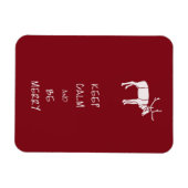 Blijf kalm en wees vrolijk magneet (Horizontaal)