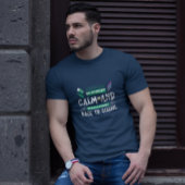 Blijf kalm en welkom terug op school t-shirt