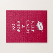 Blijf kalm en winkel aan legpuzzel (Horizontaal)