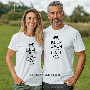 Blijf kalm Fox Trotting Horse T-shirt