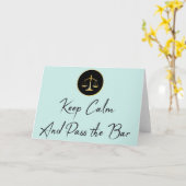 Blijf Kalm. Geef de balk door. Kaart (Gele Bloem)