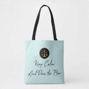 Blijf Kalm. Geef de balk door. Tote Bag