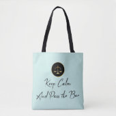 Blijf Kalm. Geef de balk door. Tote Bag (Voorkant)