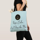 Blijf Kalm. Geef de balk door. Tote Bag (Dichtbij)