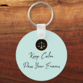 Blijf Kalm. Geef je examens af Sleutelhanger (Voorkant)