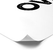 Blijf kalm Geen ovaria-act grappige anatomie pun Poster (Hoek)