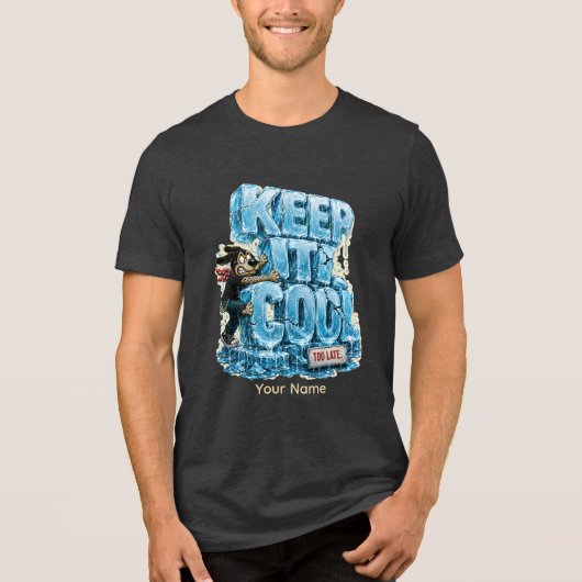 Blijf Kalm Grappige Spreadsheet Humor T-shirt (Voorkant)