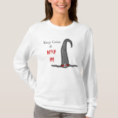 Blijf kalm heks Pet T-shirt (Voorkant)