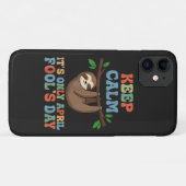 blijf kalm het is maar 1 april Case-Mate iPhone case (Achterkant (horizontaal))