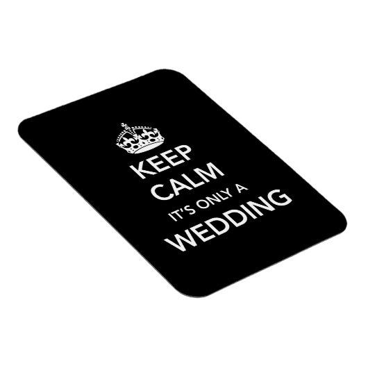 Blijf kalm, het is maar een bruiloft magneet (Rechterzijde)