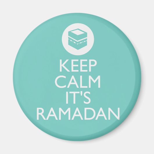 Blijf kalm, het is ramadan! magneet (Voorkant)