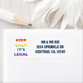 Blijf kalm Het ’ s juridische ondersteuning LGBT a Etiket (Insitu)