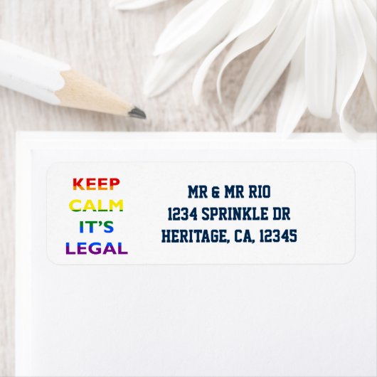 Blijf kalm Het ’ s juridische ondersteuning LGBT a Etiket (Insitu)