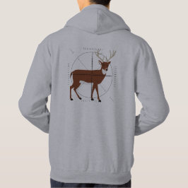 Blijf kalm Hunt Herten Venison Schieten Jagen Hoodie