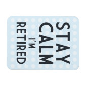 Blijf kalm ik ben in de steek magneet (Horizontaal)