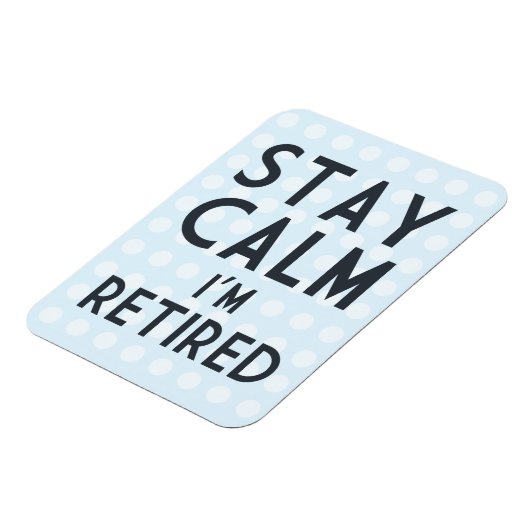 Blijf kalm ik ben in de steek magneet (Linkerzijde)