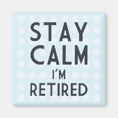 Blijf kalm ik ben in de steek magneet (Voorkant)