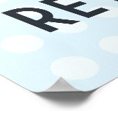 Blijf kalm ik ben in de steek poster (Hoek)