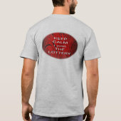 BLIJF KALM IK HEB DE LOTERIJ GEWONNEN T-SHIRT (Achterkant)