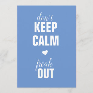 Blijf kalm Je bent een grootvader Zwangerschapsaan Aankondiging