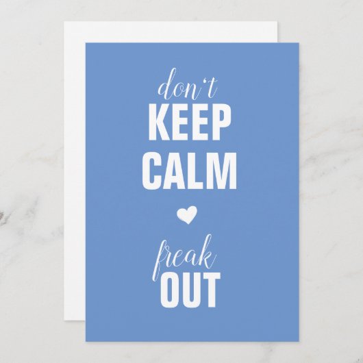 Blijf kalm Je bent een grootvader Zwangerschapsaan Aankondiging (Voorkant / Achterkant)