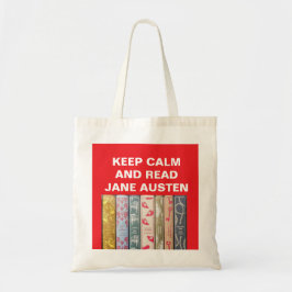 Blijf kalm, lees Jane Austen Tote Bag