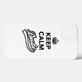 Blijf Kalm Man Case-Mate iPhone Case (Achterkant (horizontaal))