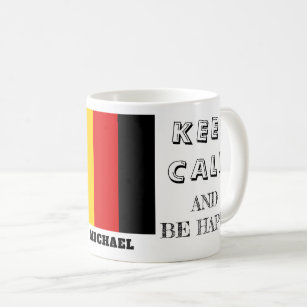 Blijf kalm met Duitsland Vlag Koffiemok